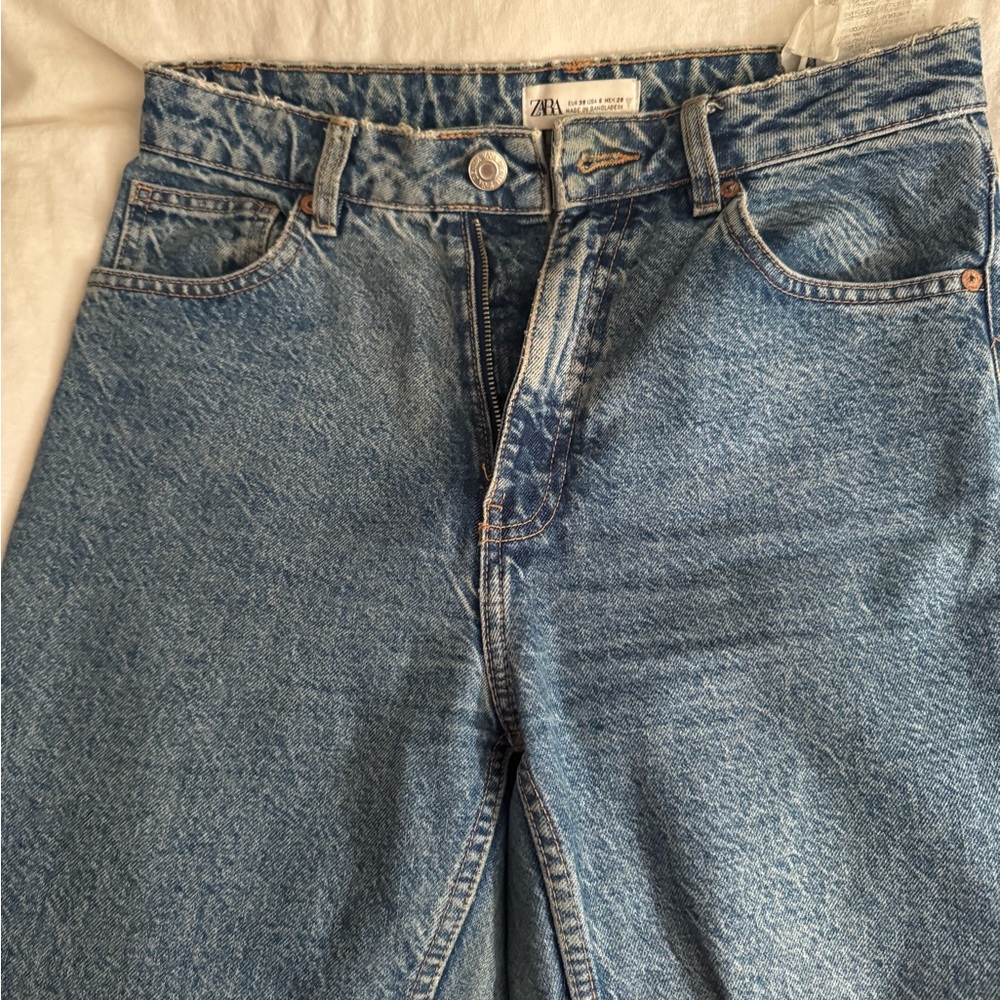 Zara Light Blue Denim Jeans